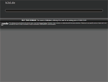 Tablet Screenshot of k2d.de